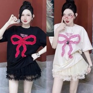 BOW T-shirt, beautiful and feminine bow T-shirt for women