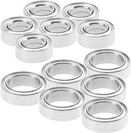 12PCS ShareGoo Ball Bearing Set 4x8x3mm 8x12x3.5mm Compatible with WLtoys 1/18 A949 A959 A969 A979 A