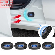 Ford 12Pcs New Car Door Shock Pad Anti collision Silicone Sticker Reduce Noise Cushion For Mustang Ecosport Ranger Raptor T6 T7 WL Everest Focus Escape Accessories
