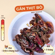 Dried Beef Flavored Meat Tendon Treat for Dogs - Helps Strengthen Bones and Joints & Smooth Skin and