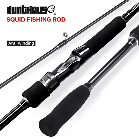 Hunthouse Squid Egi Fishing Rod 2.29m 2.52m 2 Sections M/ML Spinning Eging Rod For Octopus Cuttlefis
