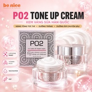 PO2 Tone Up Cream 50g Korean Skin Whitening Tone Up Moisturizing - Be Nice
