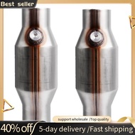 2.5inch Spun Universal Catalytic Converter High  Stainless Steel 425250 Exhaust Catalytic Converter