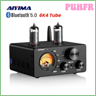 PUHFR AIYIMA T9ไฮไฟบลูทูธ5.0ท่อสูญญากาศแอมป์ USB DAC เครื่องขยายเสียงสเตอริโอ COAX เลือกใช้เครื่องขย