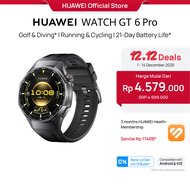 [12.12 | Voucher s/d 16%] HUAWEI WATCH GT 6 Series Smartwatch l Golf & Diving* l Running & Cycling l