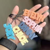 3D Custom Name Keychain / Perfect Gift For Friends , Family , Student And Teacher