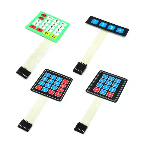 1*4 3*4 4*4 4*5 Matrix Array/Matrix Keyboard 16 Key Membrane Switch Keypad for arduino 1x4 3x4 4x4 4