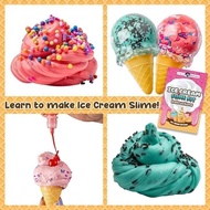Anakkidsg---Slime Kit Slime DIY Making Kit For Girls Boys Ice Cream Slime Mermaid Slime Sweet Treat 
