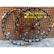micro spline 12S  crossride disc Carbon flower Hub drum mountain bike seal wheelset rolling bearing, six holes, 26 27.5 29  wheels