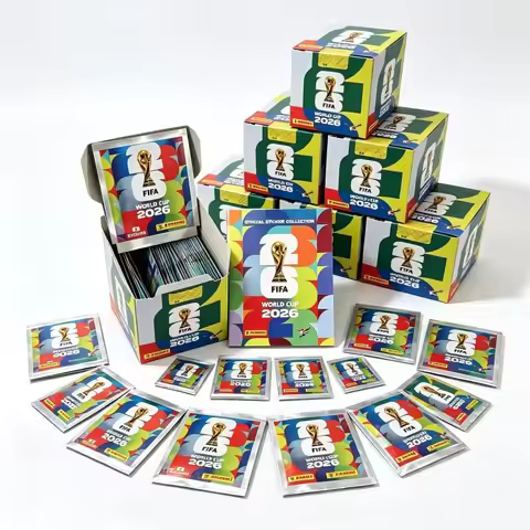 Hot Panini 2026 World Cup Sticker Collection Mystery Box Football Player Collectible Blind Pack Fan 