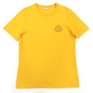 MONCLER 2020 F20938C75900 100%純棉短袖T卹，附logo貼片，芥末黃，M碼，正品男款，成色極佳。