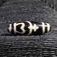Treasure Vase Dzi Bead 寶瓶天珠 (ST9538)【Dzi House 天珠奇家】Antique Blessing Wealth Luck Of Old Tibetan King