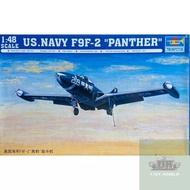 Trumpeter 1/48 Panther US.Navy F9F-2 Aircraft Model Fighter Assembly