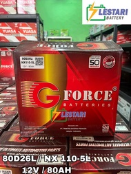 Aki Basah Conventional GFORCE 80D26L / NX 110-5L