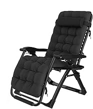 Zero Gravity Lounge Chair, Garden Chairs Wdsfer Zero Gravity Chair Foldable Adjustable Reclining,Lounge Chair with Headrest Cushion Recliner Chair Suitable for Outdoor, Courtyard, Beach, Pool, Patio,