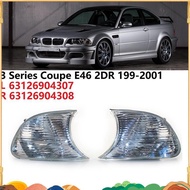 Clear Marker Signal Blinker Corner Parking Light Lamp for  E46 3 Series Coupe 1999-2001 63126904307 