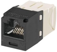 Panduit - CJ688TGBL-24 - 1-port Mod Jack Idc 8w8p Utp T568a/b Cat6 Ip5 Mini-com Giga-tx Black 24/pk