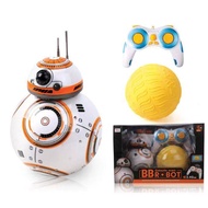 【Upgraded version】 Star Wars BB8 intelligent 2.4G remote control robot toy dancing rotating ball wit