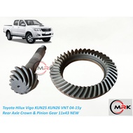 Toyota Hilux Vigo KUN25 KUN26 VNT 04-15y Rear Axle Crown & Pinion Gear 11x43 / 11:43 NEW