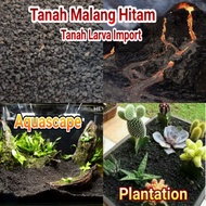 Pek 1 kg  Pasir Malang HITAM Import Indonesia (Media Tanaman Adenium/Cycas/Pokok Aquarium/Bonsai)