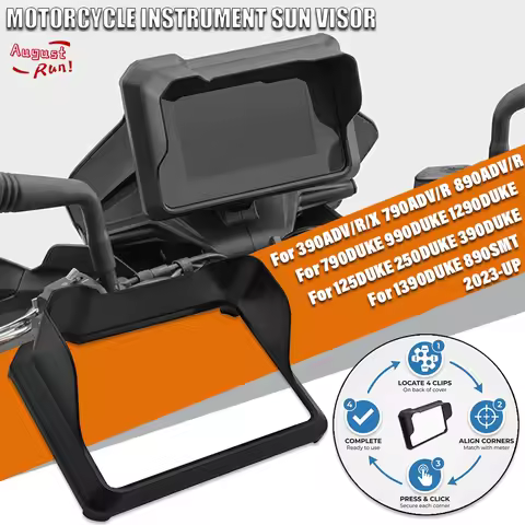 2026 For KTM 390 790 890 ADV/R DUKE 125 250 390 790 990 1290 1390 890SMT Motorcycle Sun Visor Instru