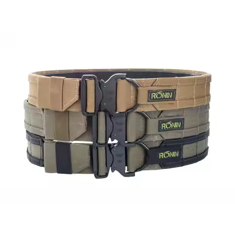 Ronin Style Tactical SENSHI Belt 1.5inch Outdoor Military Hunting Double Layer Belt Molle System AIR