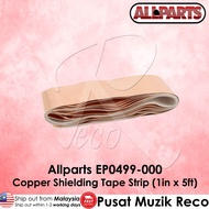 Allparts EP0499-000 Electric Guitar Copper Shielding Tape Strip (1 inch x 5 ft) Guitar Spare Parts G