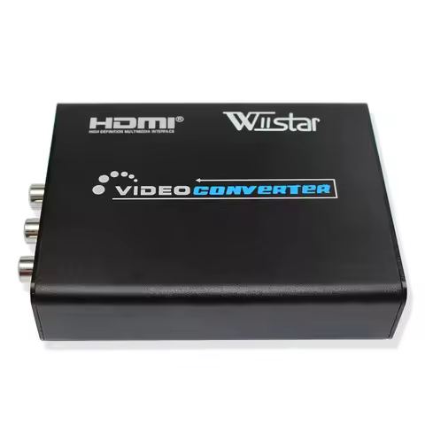 Wiistar HDMI TO AV S-Video CVBS Converter Audio HDMI to S VIDEO+ Composite S VIDEO Switcher Adaptor 