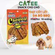 Snack Cho Chó Cốt Lết Da Bò BBQ Doggyman 10 Miếng