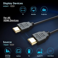 HDMI 2.1 Cable HDMI Male to Male 8K 60Hz 4K 120Hz 3D eARC Dolby Vision