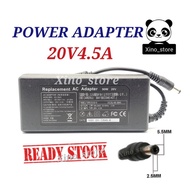 LENOVO 20V 4.5A (90W) 5.5X2.5MM Power Adapter Charger 20V4.5A G450 G460 Y510P Z470 V470 Y460 Z360 G5