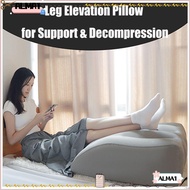 ALMA Knee Cushion, Flocking Swelling Relief Inflatable Leg Pillow, Ergonomic Swelling Hip Foot Trape
