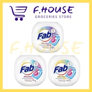 Fab All in One LOW SUDS Laundry Capsules (10ml x 60pcs)