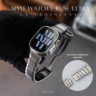 GT Racing robot Strap model seamless design with push button adjustment suitable for Apple watch 10 