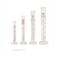 Chinese full volume graduated glass measuring cylinder