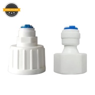Fit for 1/4" 3/8" OD Tube Push fit To BSP Female Connector Fitting Aquarium Reverse Osmosis RO Water