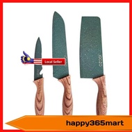 iGOZO Amazonas 130931 Knife Pisau Dapur Kitchen Potong Cut Makanan Cook Masak Perkakas Set (3pcs)