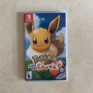 Nintendo Switch Pokemon Lets Go Eevee used
