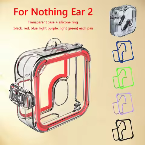 Cover For Nothing Ear 2 Bluetooth Earphones PC Transparent Protective Case for Nothing Ear (2) Wirel