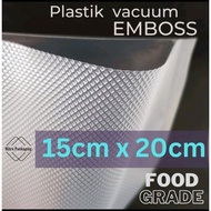 Embossed Food Vacuum Plastic 15x20 cm – Vacuum bag