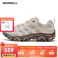 迈乐（Merrell）官方店男女款户外登山徒步鞋减震MOAB 3迈越者轻量防滑耐磨透气 J035883白灰米（男款） 42