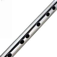 304 Stainless Steel Flute for Beginners Classic Style Metal Horizontal Flute Professional Tools Thic