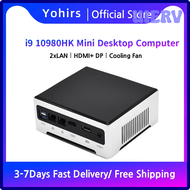 UIERV สมาร์ทคอมพิวเตอร์ขนาดเล็กขนาดเล็ก Intel I9 10885H 10880H I7 10750H UHD กราฟิก630 2 * DDR4 2 *