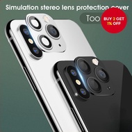 Metal Mobile Lens Film for iPhone XS XR 11 Pro Back Camera Cap HD Full Coverage Protective Protector