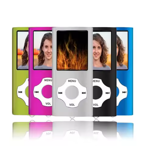 MP3 Music Player 1.8in Screen Audio Player HIFI FM Radio Recording E-Book Multifunction Portable Wal