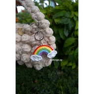 SG Craft Store | Crochet Rainbow Keychain or EZlink charm
