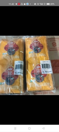 SAOS ABC ASLI PEDAS 1 RENCENG ISI 10 PCS