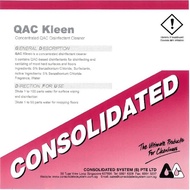 QAC Kleen Concentrated Disinfectant Cleaner 5L