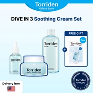 [Torriden Official] DIVE IN Daily & Moisturizing 3 Set Toner 300ml, Serum 50ml, Soothing Cream 100ml