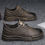 NUDANLAI | Giày Da Nam Công Sở Dạng Boots Martin